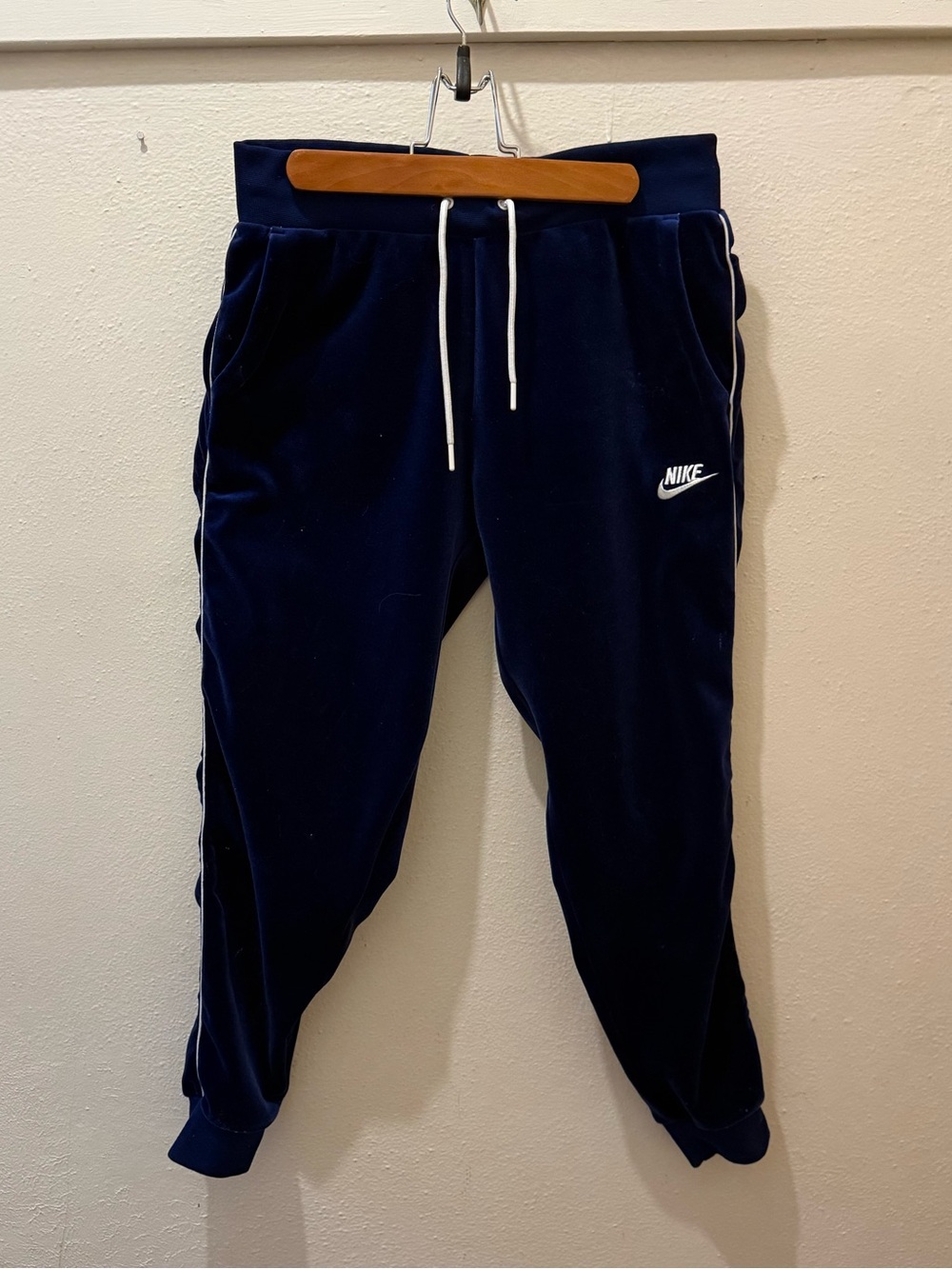 Nike Velvet Navy Blue Joggers
